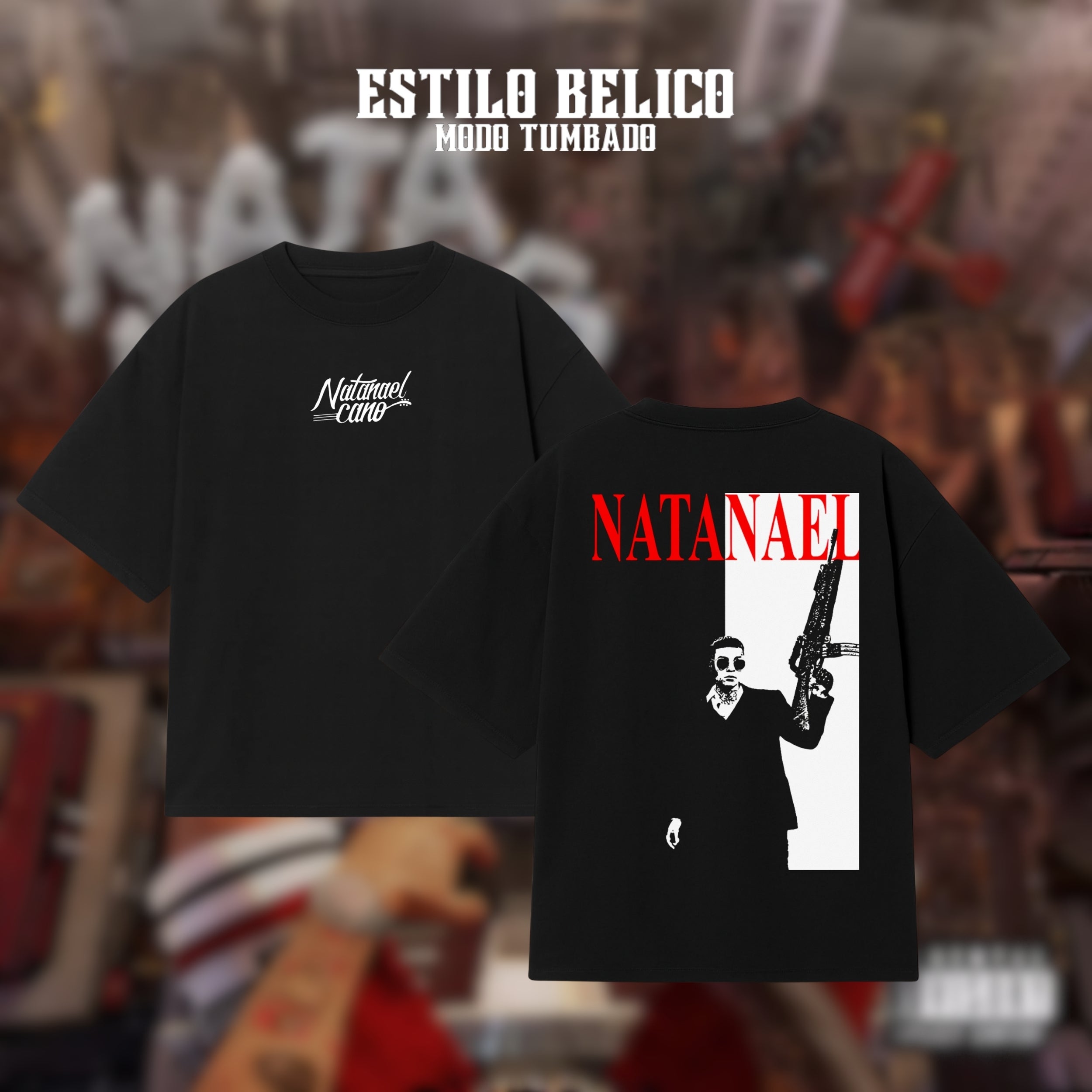 Polera "Scarface" - Natanael Cano