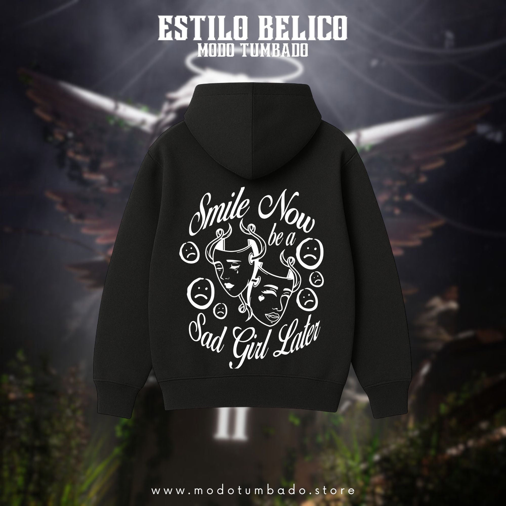 Hoodie "Smile Now" - $adGirlz 4 Life