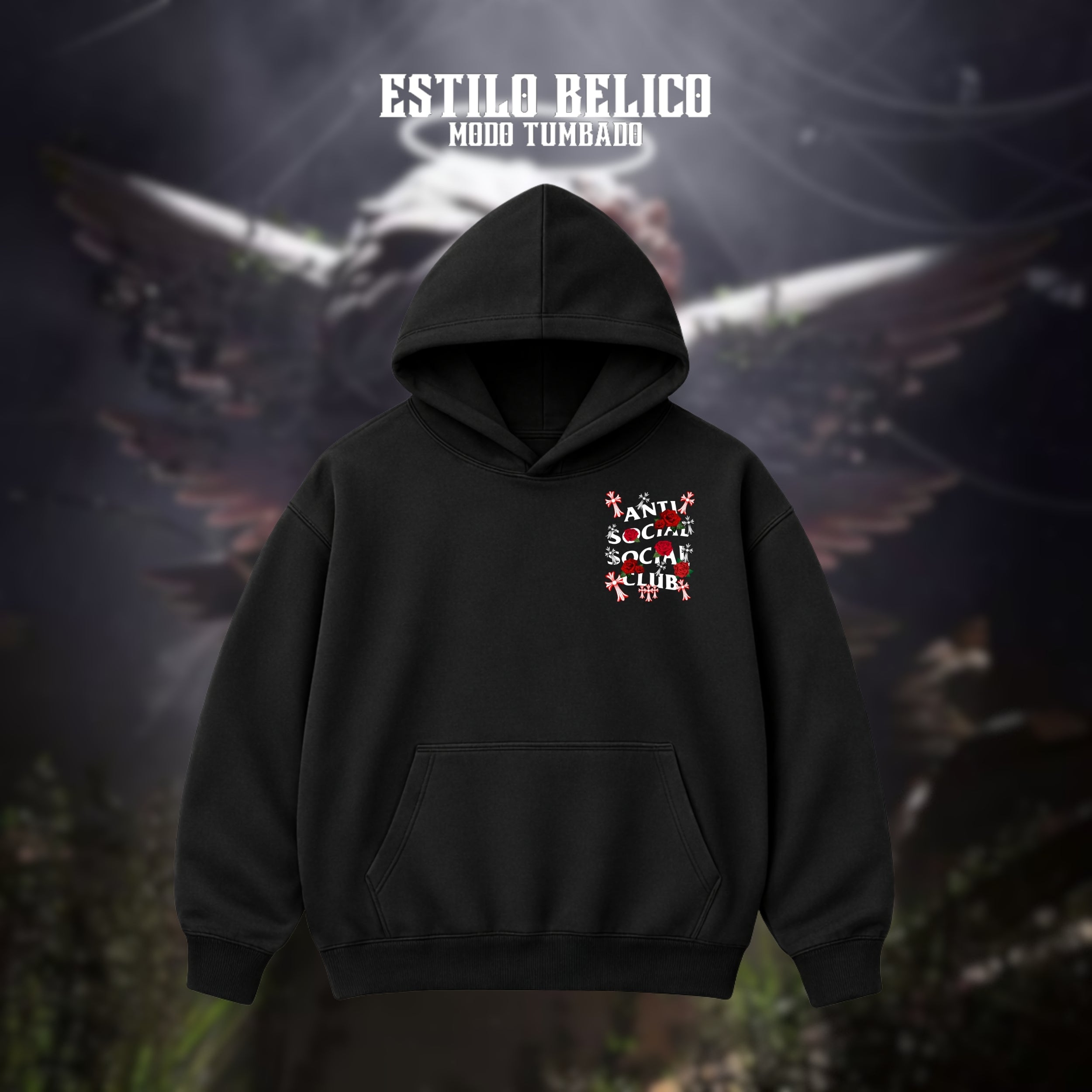 Hoodie ASSC - "Cruces y Rosas"