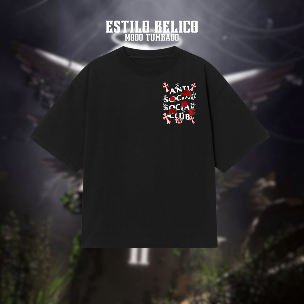 Polera ASSC - "Cruces y Rosas"