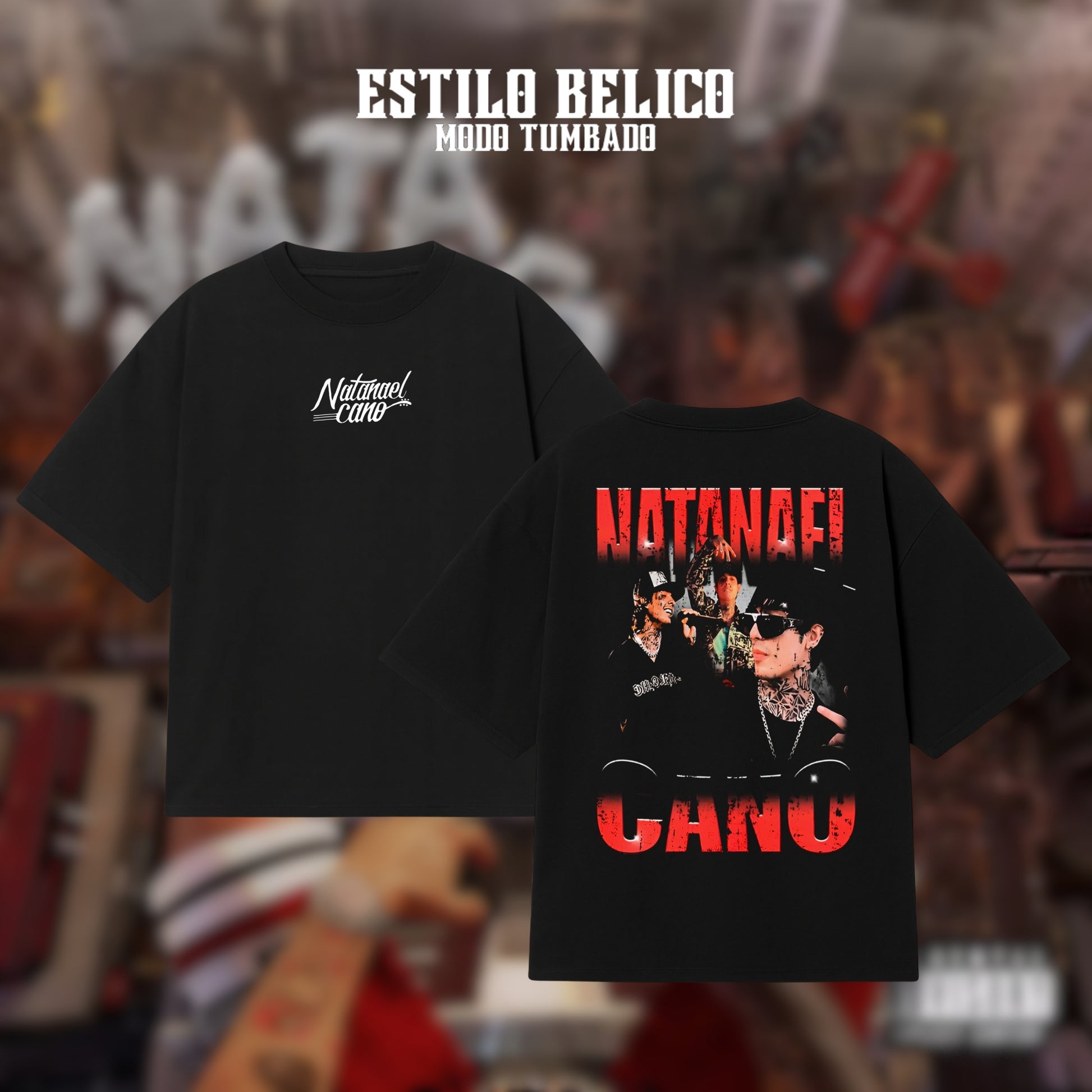 Polera "Red Mix" - Natanael Cano