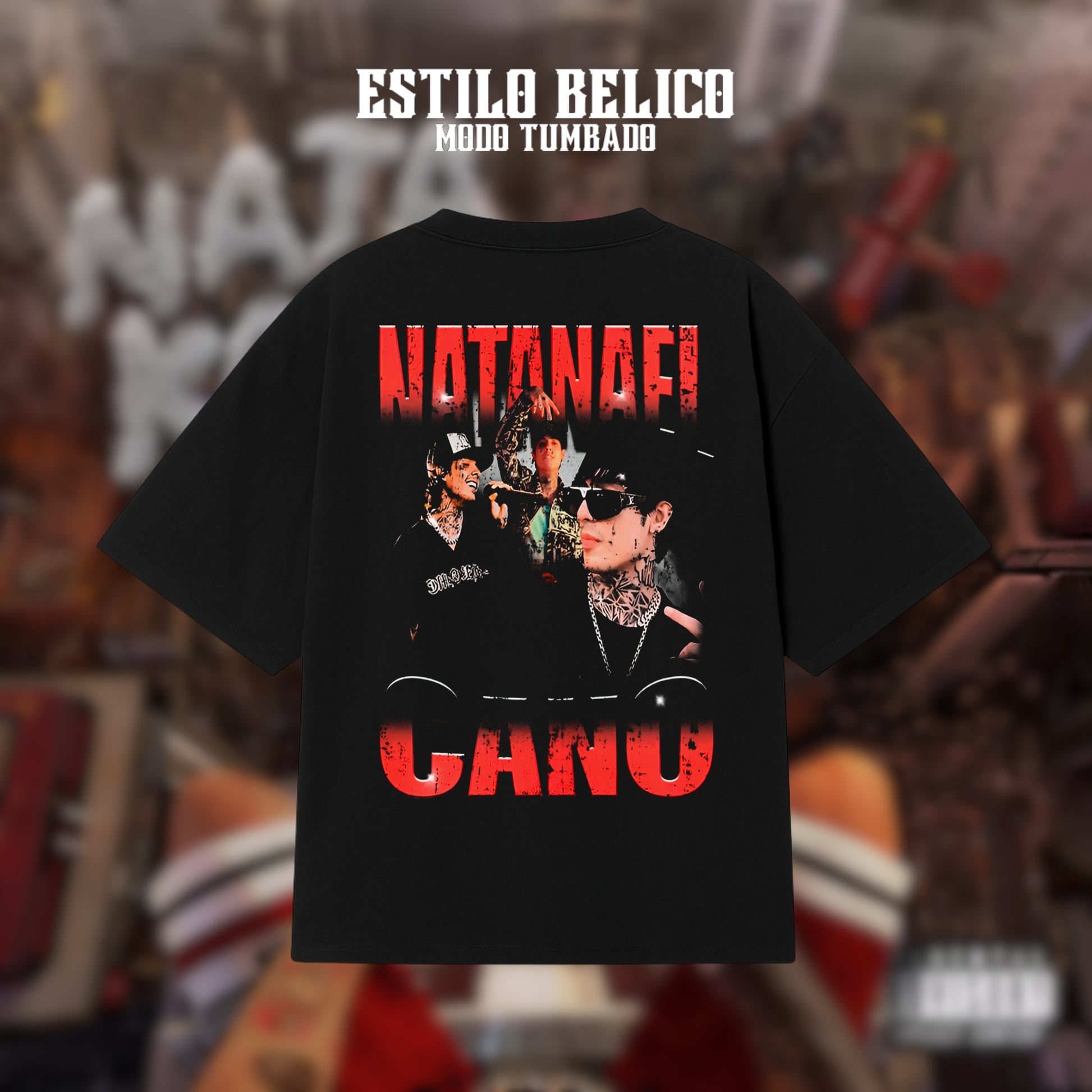 Polera "Red Mix" - Natanael Cano