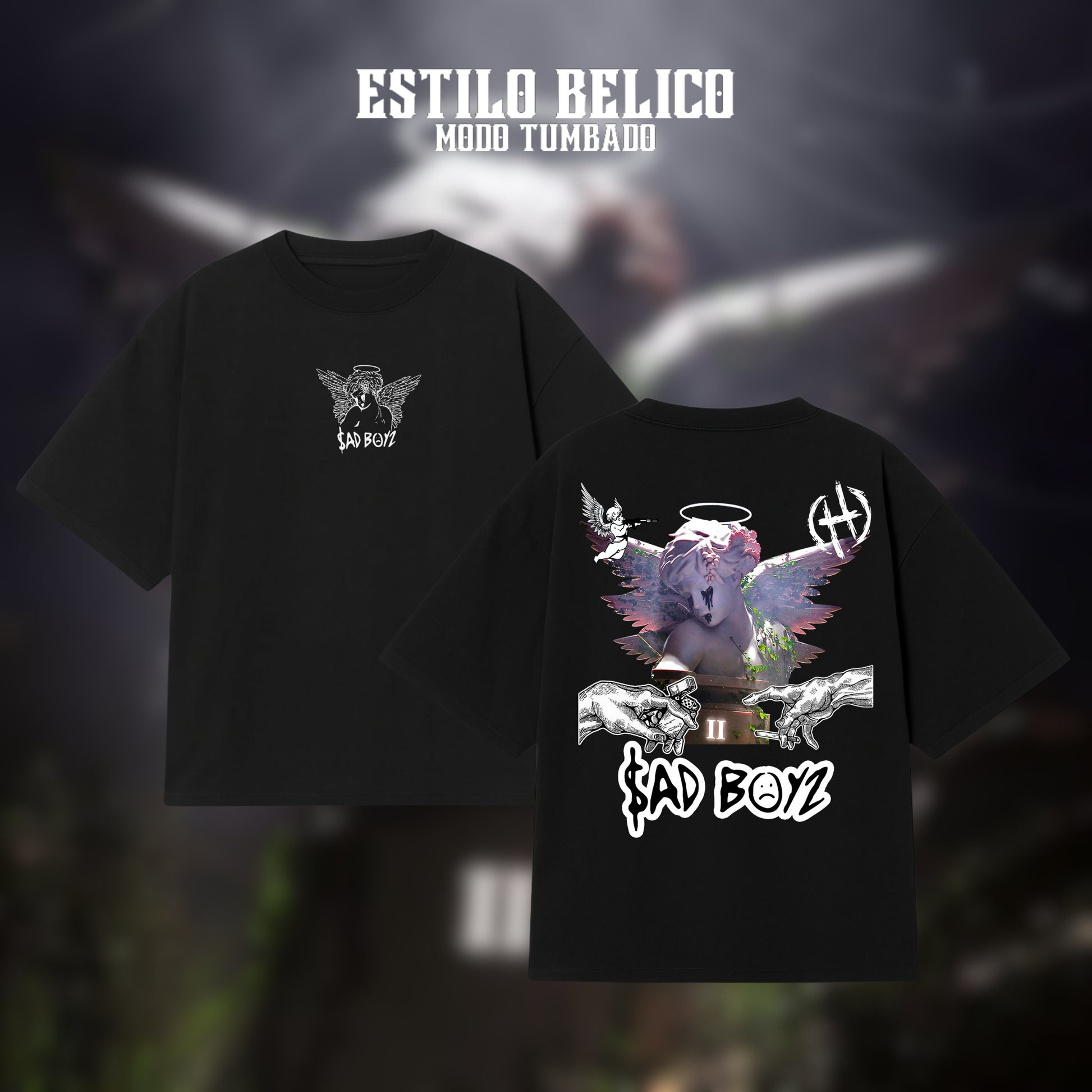 Polera "Sad Ángel" - Junior H